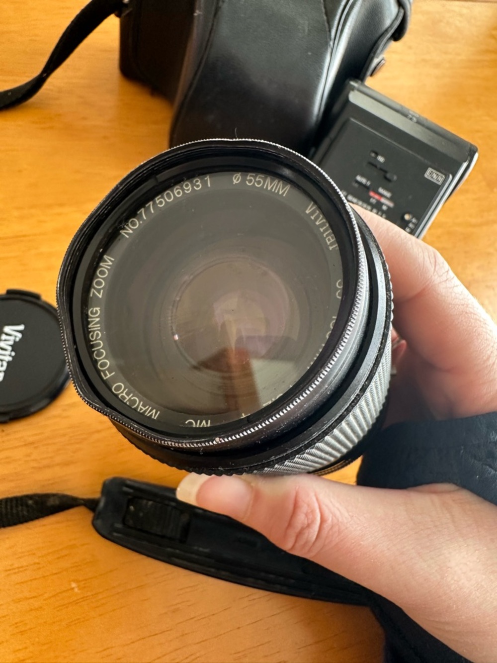 Canon A-1 35mm SLR Film Camera with Lenses & Vivitar RL 2850 Flash - Picture 14 of 16